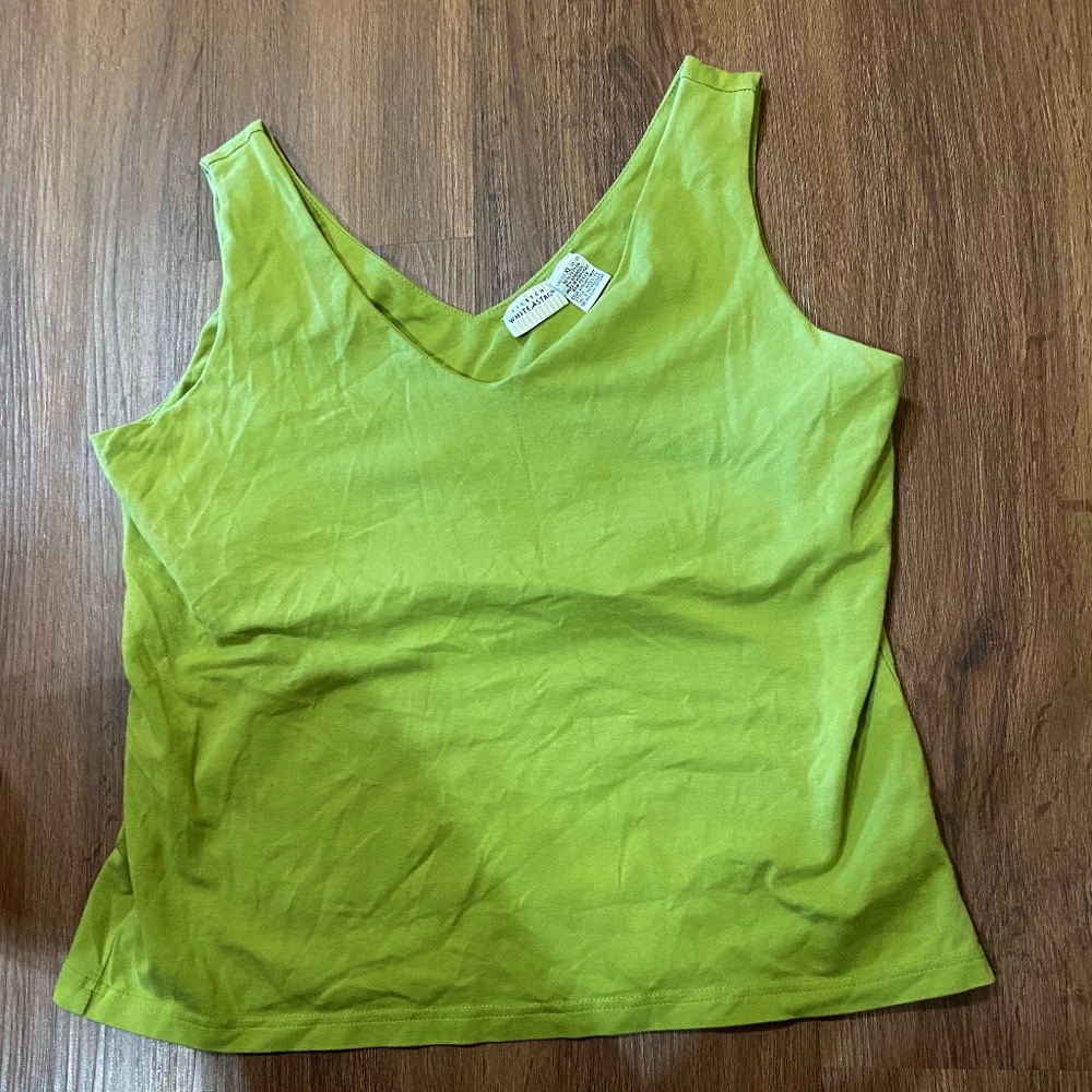 Green tank top